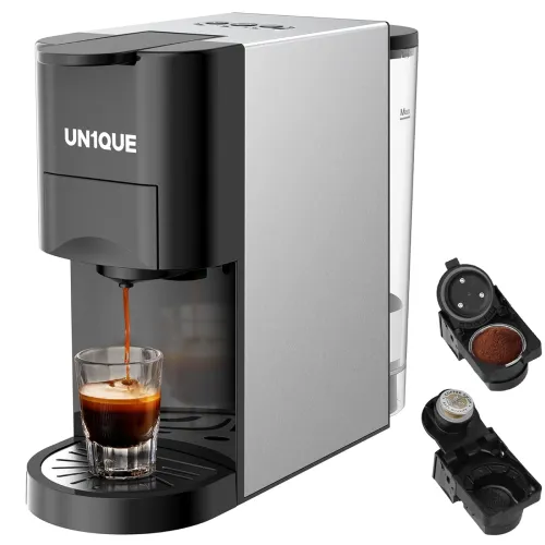 Image of UN1QUE 2-in-1 Coffee Maker, 20 Bar Espresso Machine