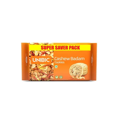 Image of UNIBIC FOODS Cashew Badam Cookies, 500