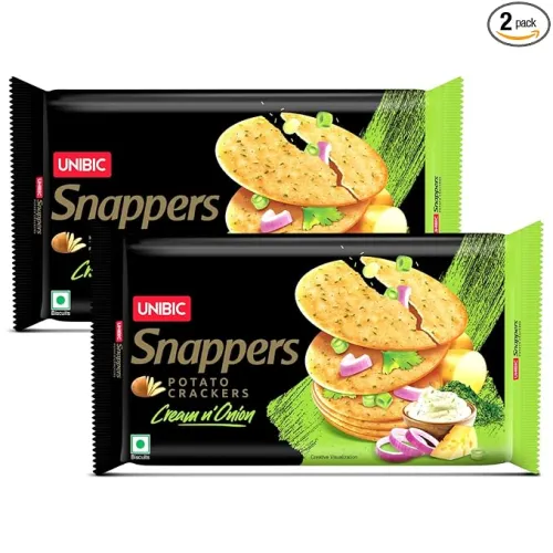 Image of Unibic Snappers Cream & Onion 560gm