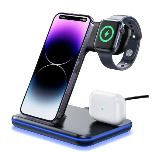 Image of UNIGEN UNIDOCK 3-in-1 15W Wireless Charging Station