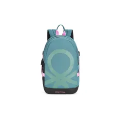 United Colors of Benetton Asher 24L Polyester Laptop Backpack for Unisex