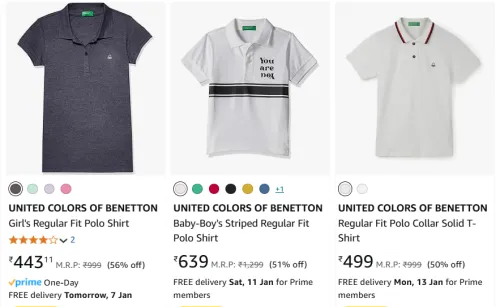 Image of UNITED COLORS OF BENETTON Boys Polo Shirt Min. 50% Discount