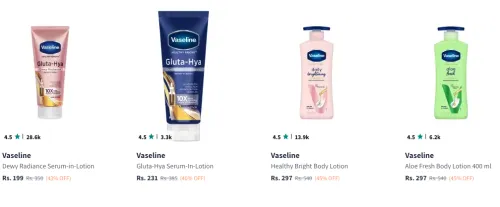 Image of Upto 40% Off on Vaseline Beauty Products