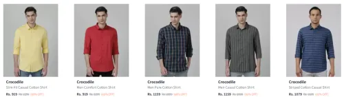 Image of Upto 60% off on Crocodile Clothing