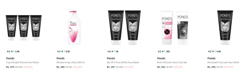 Image of Upto 70% Off On Ponds Beauty Products