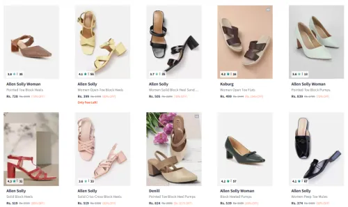 Image of Upto 85% Off On Allen Solly Women's Footwears