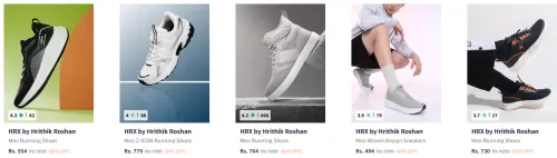 Image of Upto 85% off on HRX Men's shoes