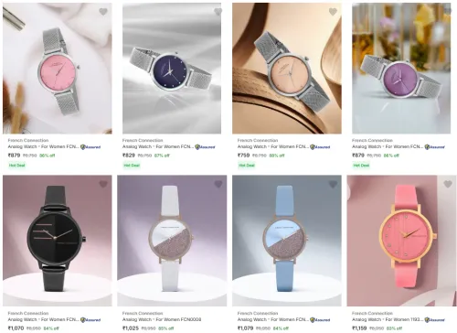 Image of upto 88% off on french connection women's watch 