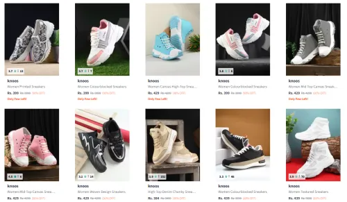 Image of Upto 90% Off on knoos Women Sneaker 