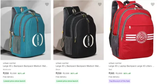 Image of urban carrier bags Up to 90% Discount