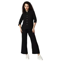 Urban Komfort Casual Shirt & Flared Pant