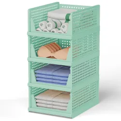 URBAN LUXY Plastic Collapsible Wardrobe