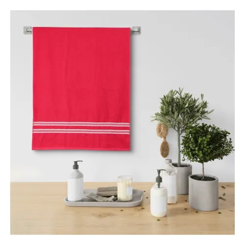 Image of URBAN MAGIC 460GSM Soft Fabric Pink Cotton Bath Towel