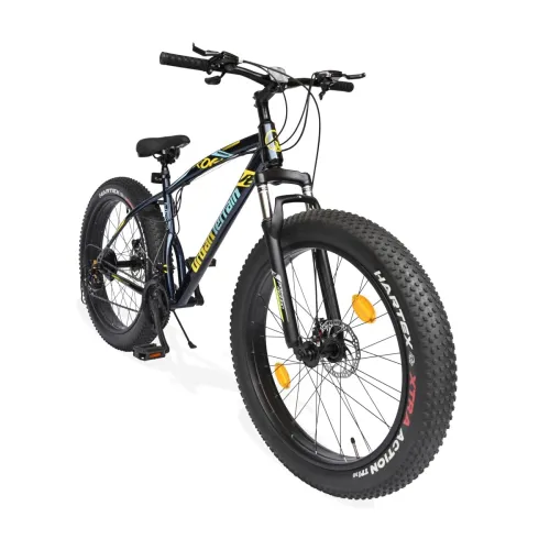 Image of Urban Terrain Rogue Steel Fat Tyre Cycle 18 inch (Blue)