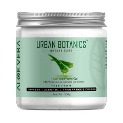 UrbanBotanics® Pure Aloe Vera Skin Hair Gel With Vitamin E 100g