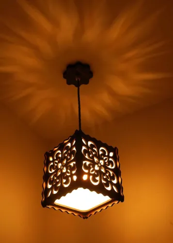 Image of US DZIRE Ceiling Light Ceiling Lamp (Brown)