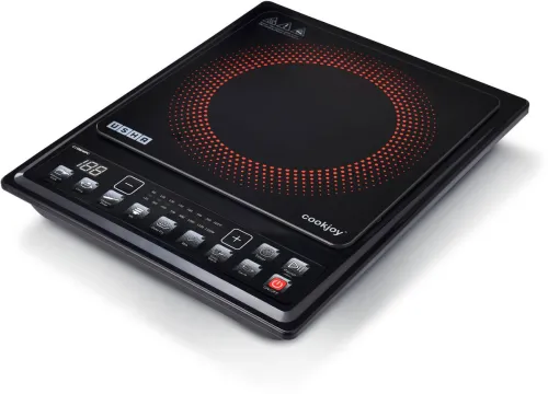Image of USHA 1350 W Induction Cooktop Push Button (Black, CJ1350WPC)