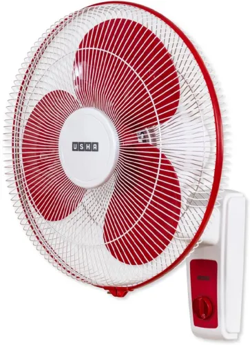 Image of USHA Maxx Air 400 mm 3 Blade Wall Fan (Red White | Pack of 1)