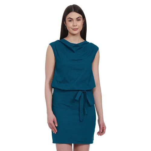 Image of U.S. POLO ASSN. Women's Us Polo Cotton Cut-Out Mini Dress