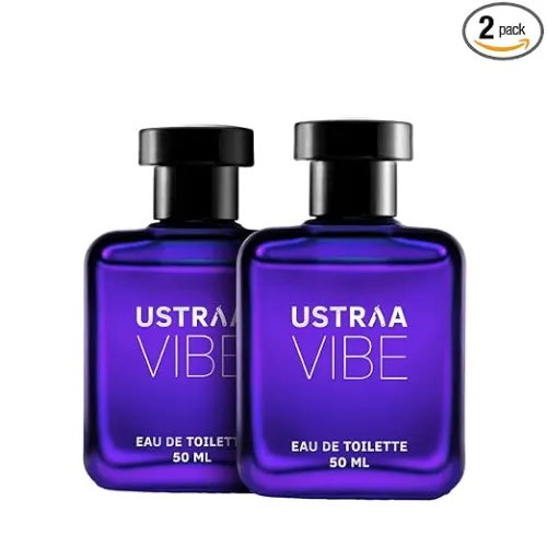Image of Ustraa Vibe EDT Perfume For Men (50ml * set of 2)