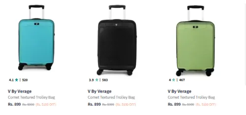 Image of V By Verage Suitacase Starting @ ₹899