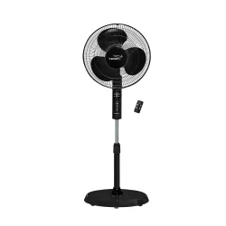 V-Guard VGUARD ESFERA REMOTE PEDESTAL FAN (Black, 3 Blade)