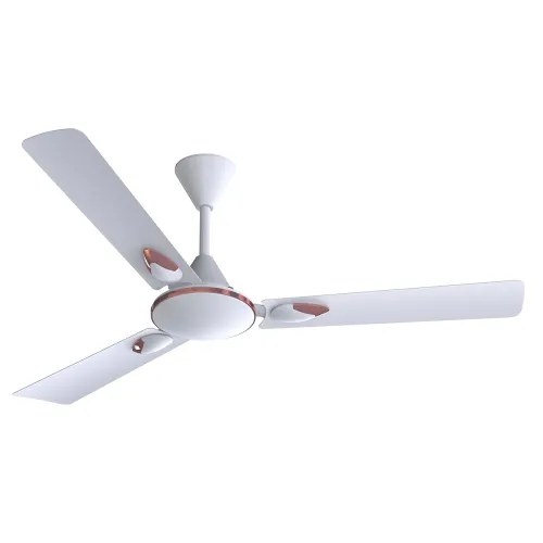 Image of V-Guard Windle Deco Zeta Modern Ceiling Fan For Home | Wider Aluminium Blades with Decorative Trims |