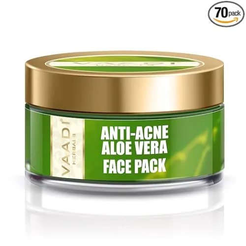 Image of Vaadi Herbals Anti Acne Aloe Vera Face Pack 70gm