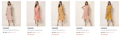 Image of VAIRAGEE Women'Dresses Flat 90% Discount