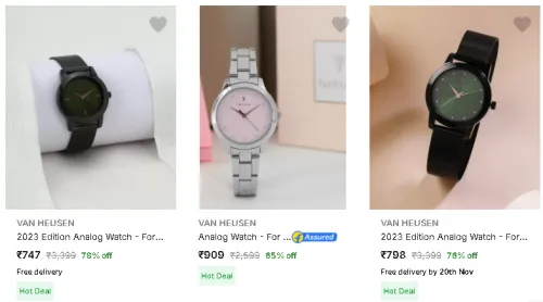 Image of VAN HEUSEN Analog Watch - For Women starting @ ₹747
