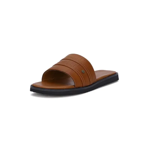 Image of Van Heusen Men's Tan Sliders
