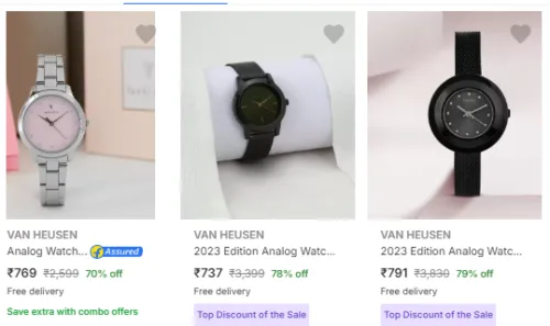 Image of Van Heusen Wrist Watches up to 79% Discount