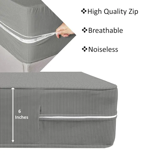 Image of VAS COLLECTIONS® Premium Cotton Mattress Cover