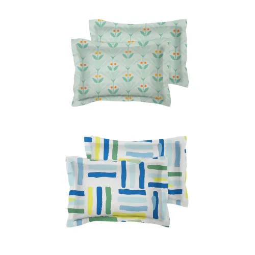 Image of VAS COLLECTIONS® Printed Design Pillow Cover Set of 4