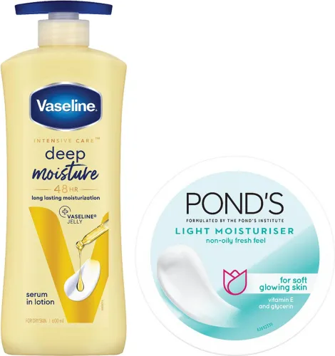 Image of Vaseline + Ponds Deep Moisture Serum In Lotion