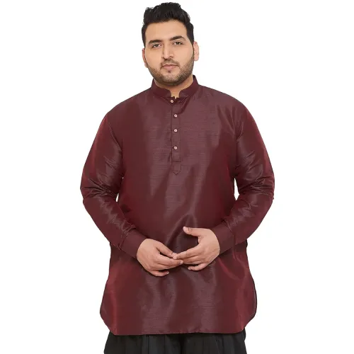Image of VASTRAMAY Men's Silk Blend Kurta