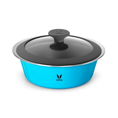 Image of Vaya HauteCase - Premium Stainless Steel Vacuum Insulated Casserole | 1.5 Litre | Blue