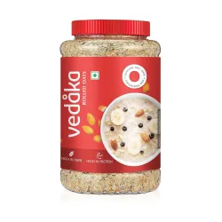 Vedaka Rolled Oats 1.2kg Jar (100% Oats, High Protein)