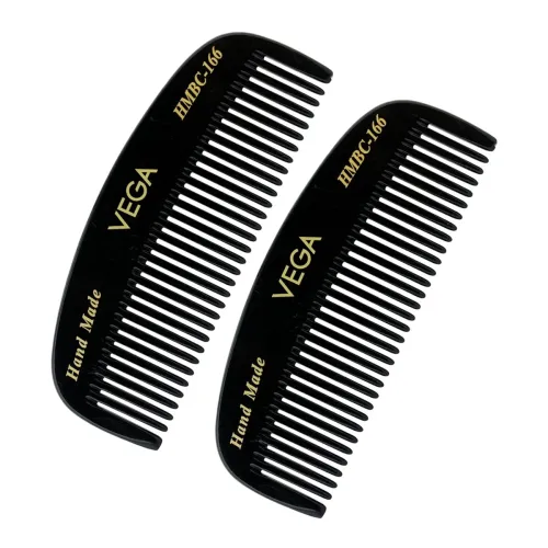 Image of VEGA Beard Comb, Black (Pack of 2)