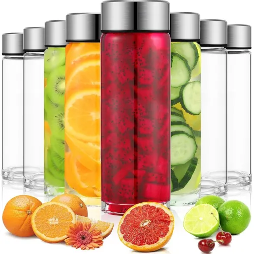 Image of Vency Wide Mouth Glass Water Bottle