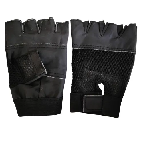 Image of VENOM Leather Gym Gloves for Weight Lifting Glove