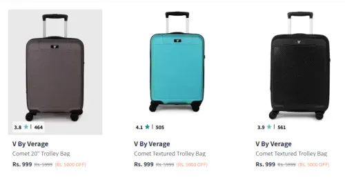 Image of Verage Comet Cabin Trolley Starting At @₹999