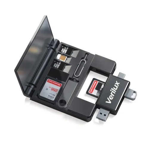 Image of Verilux 5 in 1 Card Reader with Storage Case