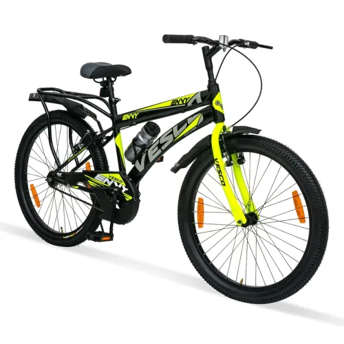 Image of VESCO Envy Black City Bike 26T 17 Inch Frame Single Speed