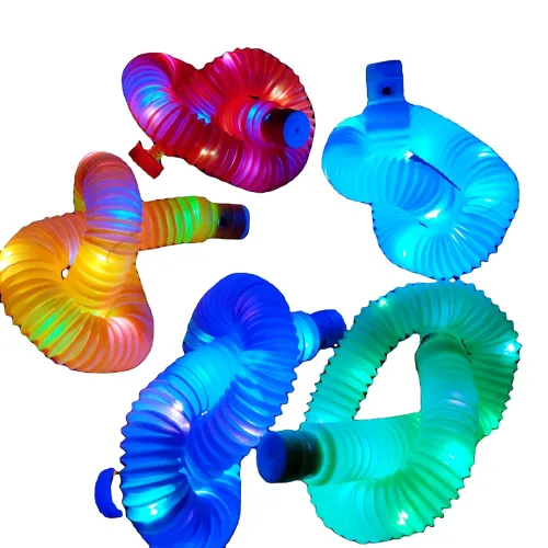 Image of VGRASSP LED Push & Pull Sensory Pipe Toy