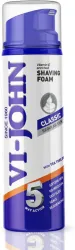 VI-JOHN Classic Shave Foam (200 GM) (Pack of 1)