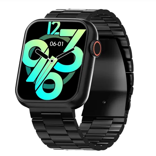 Image of Vibez by Lifelong Hype Men Smartwatch (VBSWM306, 1 Year Manufacturer Warranty, Black)