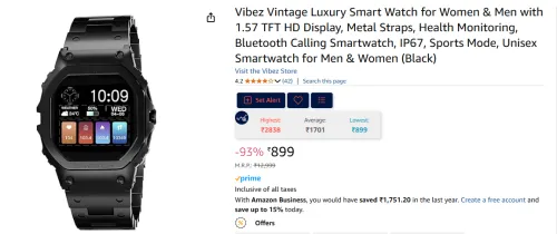 Image of Vibez Vintage Luxury Smart Watch