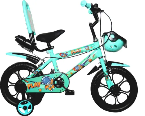 Image of Vicky 16T Kids Blue Cycle with Megwheel 16 T BMX Cycle