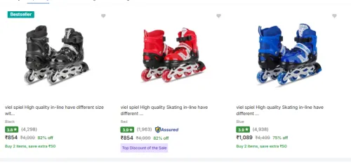 Image of VIELSPIEL Skates Starts @ 832